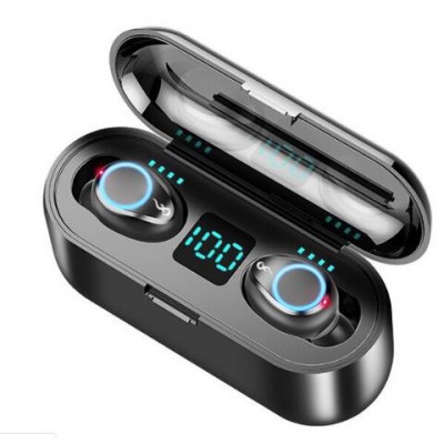 F9 TWS 5.0 Wireless Earbuds Earphone With 2000mAh Charging Sports Gaming Headset With LED Display headphone