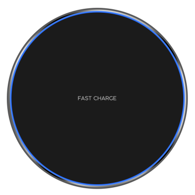 Qi Wireless Charger Charging Pad, High Power Round Qi Wireless Charger Base